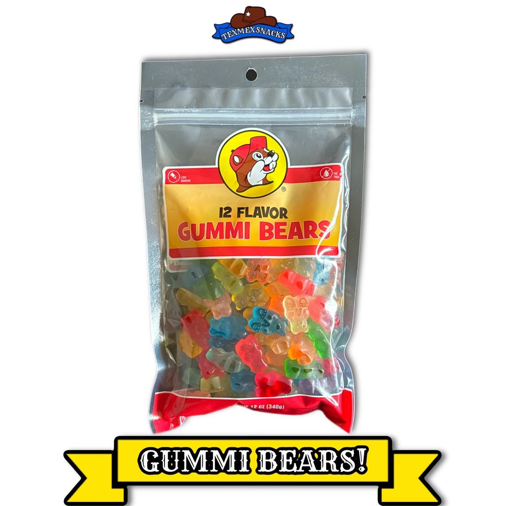 Buc-ee's Gummi Bears (12 flavors)